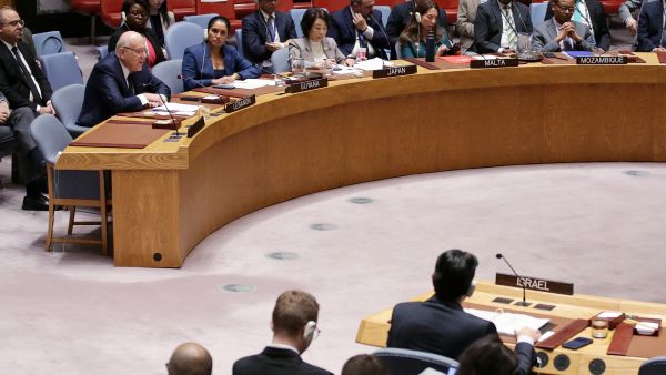 United Nations Security Council meeting