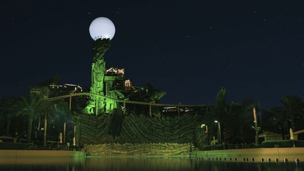 Yas Island lights up its iconic landmarks in Green to Commemorate the 94th Saudi National Day