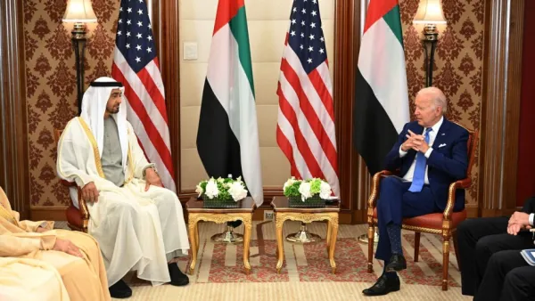 UAE president meets US president Biden