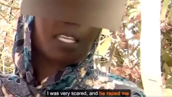 Sudanese woman Halima Sadeq Mohammed Noor accused Abdel Fattah al-Burhan