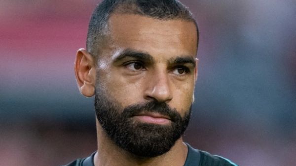 Mohamed Salah #11 of Liverpool looks on during their pre-season friendly match against Manchester United at Williams-Brice Stadium on August 03, 2024 in Columbia, South Carolina. Jacob Kupferman/Getty Images/AFP (Photo by Jacob Kupferman / GETTY IMAGES NORTH AMERICA / Getty Images via AFP)