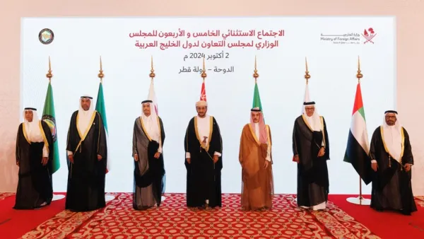 وزراء مجلس التعاون الخليجي - لبنان وغزة 