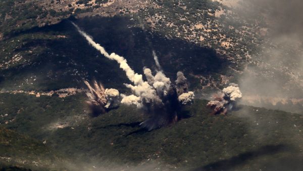 Hezbollah targets Israeli explosives factory in missile strike