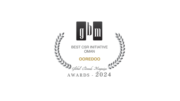 Global Brands Magazine - Best CSR Initiative Oman 2024. Double Win for Ooredoo: Best Telecom Provider and Best CSR Initiative at Global Brand Awards 2024