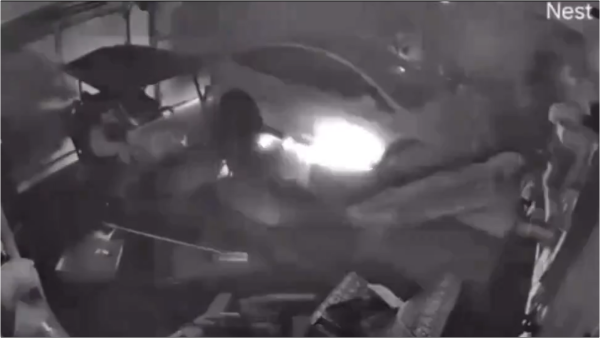 Hurricane helen causes Tesla fire, leaving Florida family homeless