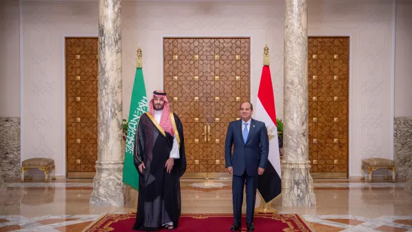 Saudi crown prince visits Egypt