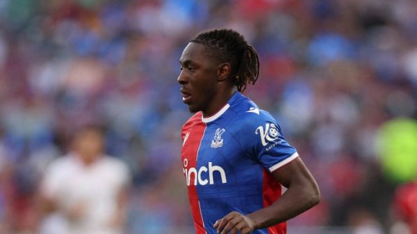 Ebere Eze #10 of Crystal Palace F.C. heads up field during a pre season friendly match against Sevilla F.C. at Comerica Park on July 30, 2023 in Detroit, Michigan. Gregory Shamus/Getty Images/AFP (Photo by Gregory Shamus / GETTY IMAGES NORTH AMERICA / Getty Images via AFP)