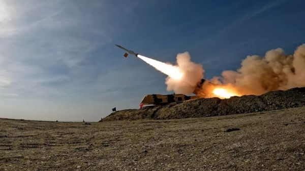 A missile is launched during a military drill at an undisclosed location in southern Iran, shown in a handout picture provided on 19 January 2024 (AFP/Iranian army office) Will Iran attack Israel one day before US elections?