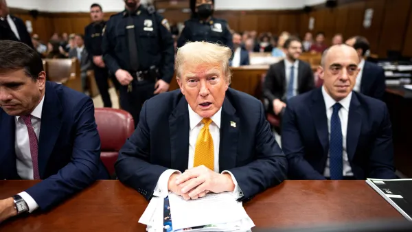 Donald Trump i the court 