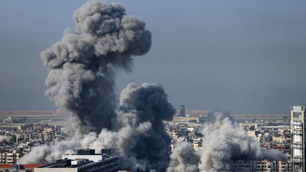 Israeli airstrikes in Beirut 
