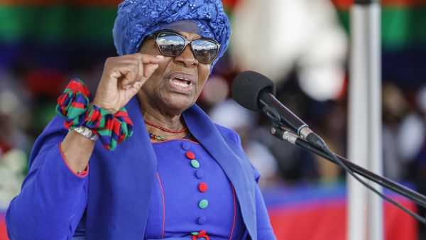 The South West Africa People's Organisation (SWAPO) presidential candidate Netumbo Nandi-Ndaitwah