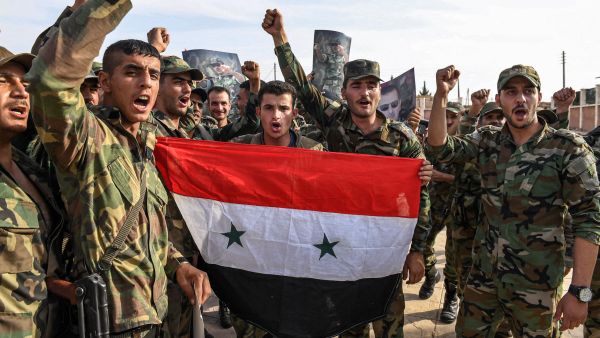 Syrian government soldiers 