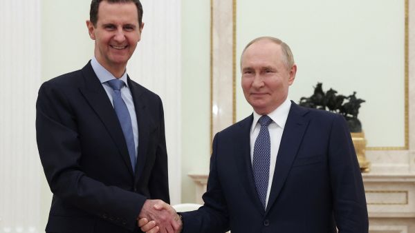 Al-Assad and Putin in Russia