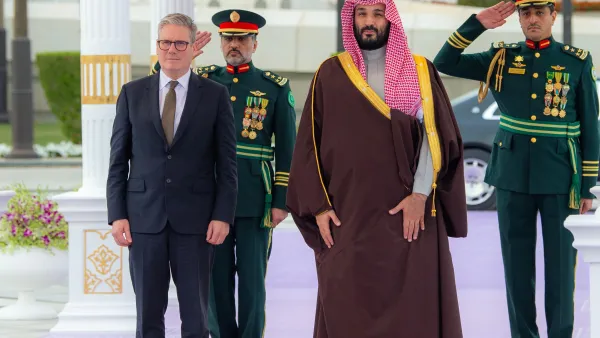 UK Prime Minister meets Saudi Crown Prince in Riyadh