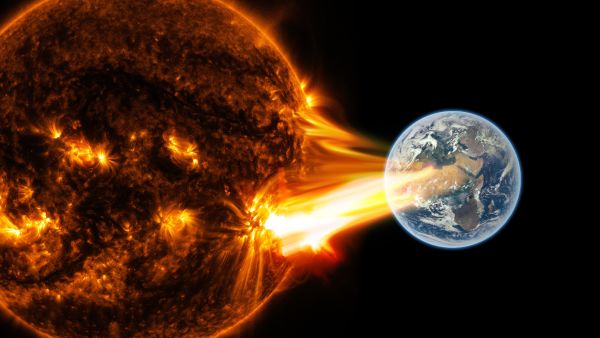 Solar flare. (Shutterstock) solar flare