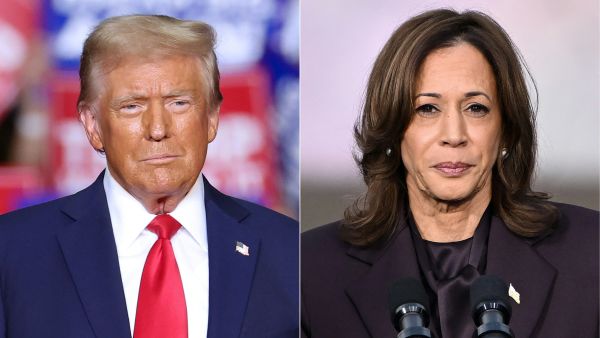 Kamala Harris and Donald Trump 