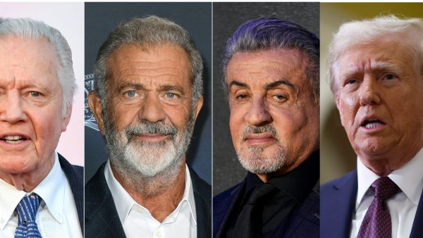 Donald Trump, Mel Gibson, Jon Voight, Sylvester Stallone