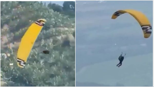 Polish woman plunges to her death while skydiving in Colombia. (X/videoscreenshots) Scary video: Polish woman plunges to her death while skydiving