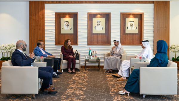 During the event. Dubai Sports Council & Landmark discuss Preparations to organize the “Beat Diabetes Walk”