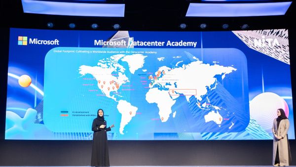 During the event. National IT Academy and Microsoft Launch the First Microsoft Datacenter Academy in the Middle East in Saudi Arabia