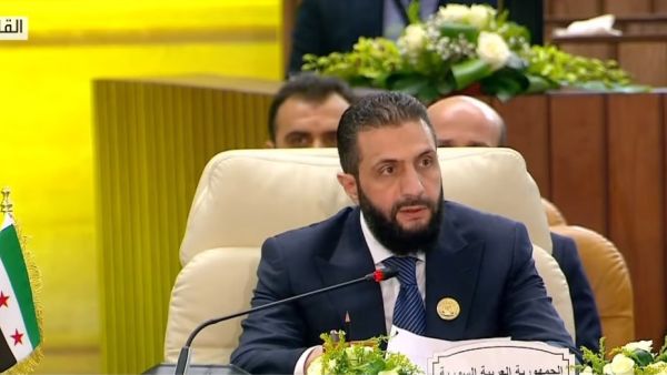الشرع خلال القمة العربية