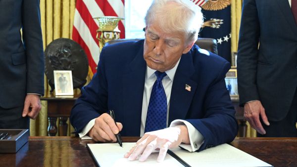 Former U.S. President Donald Trump has signed an executive order to downsize several federal agencies