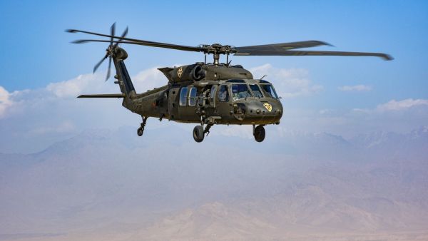 Helicopter. (Shutterstock) Helicopter sends aid to Congo