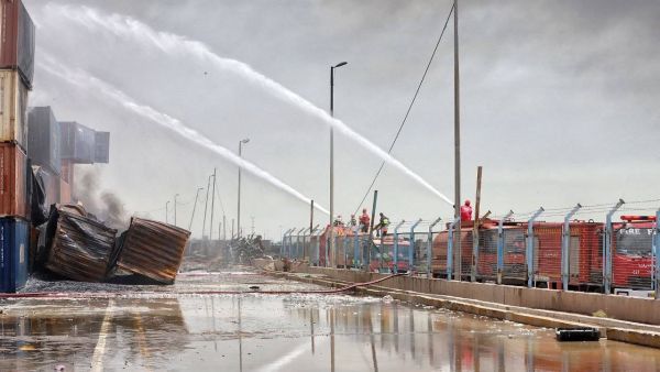 إطفاء حريق 