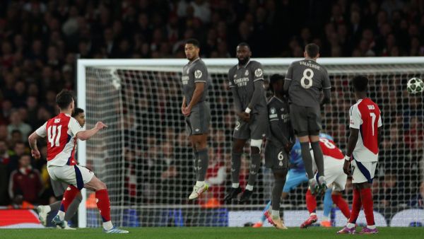 رايس يعترف بتجاهل تعليمات الفريق في هدفه الأول الصاروخي ضد ريال مدريد