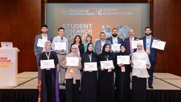 During the event. WCM-Q Student Research Forum showcases student innovation