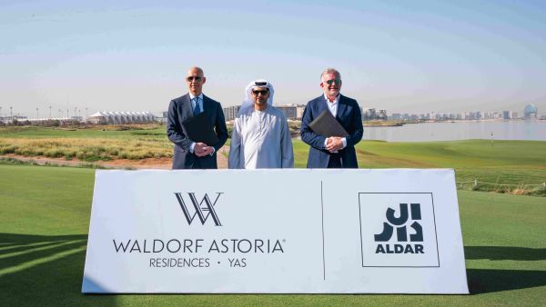 During the event. Aldar partners with Hilton to develop Yas Island’s first branded residences under the iconic Waldorf Astoria brand