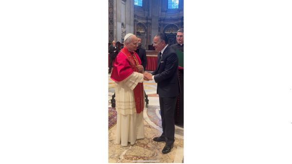 Kamel Ghribi's diplomatic skills and geopolitical assertiveness inspire collaborative initiatives to build bridges between cultures and foster tolerance. A Special Businessman at the Enthronement of Pope Leo XIV: Kamel Ghribi