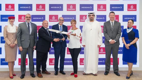During the event. Emirates and AEGEAN enhance partnership to offer reciprocal loyalty benefits