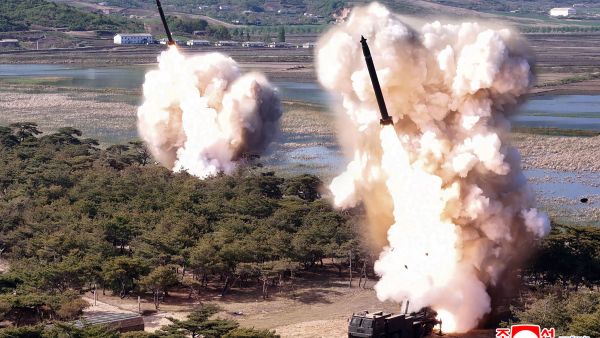 North Korea fires 10+ ballistic missiles near U.S.-South Korea bases 
