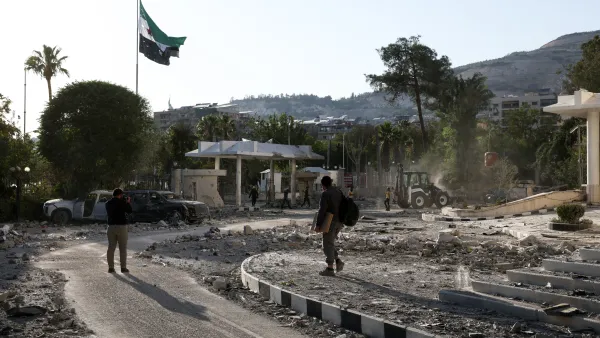 New Israel strikes on Damascus suburb