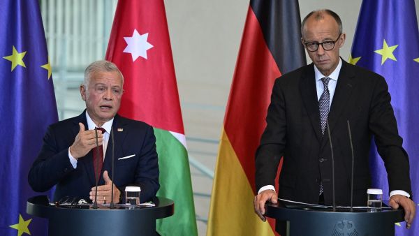 King of Jordan visits Germany; calls for immediate global action to halt Gaza famine
