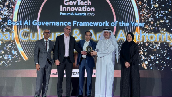 Dubai Culture Wins ‘Best AI Governance Framework 2025’ at GovTech Innovation Awards