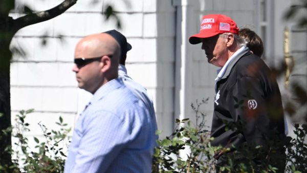 US President Donald Trump 