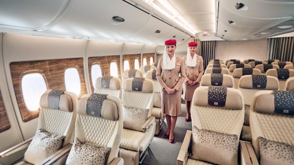 Emirates layers on more of its latest onboard product, including Premium Economy in four cities