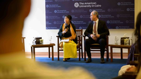 The American University in Cairo Hosts the First Lady of Singapore