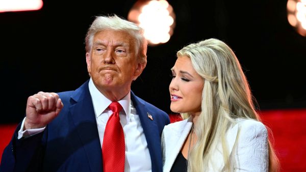 US President Donald Trump & Erika Kirk