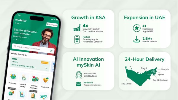myAster expands reach to Abu Dhabi, RAK, Ajman and Sharjah through 24x7 Express delivery 