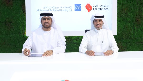 توقيع مذكرة تفاهم بين "غاز الإمارات" ومؤسسة محمد بن راشد للإسكان   