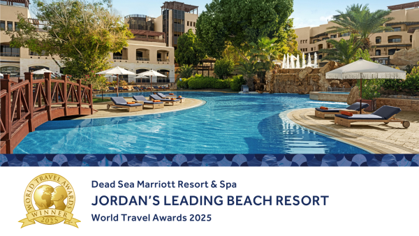 Dead Sea Marriott Resort & Spa Honored as Jordan’s Leading Beach Resort at the 2025 World Travel Awards