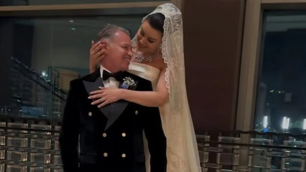 إطلالة أروى جودة في حفل زفافها: تألق بالأناقة والفخامة