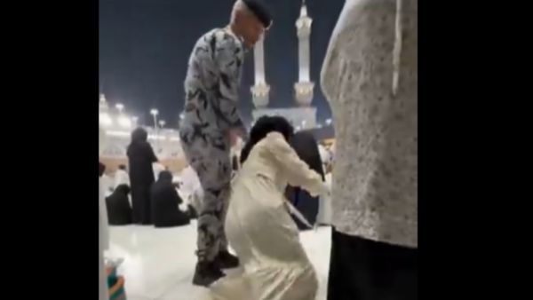 جدل واسع بعد اعتداء رجل أمن على معتمِرة ورجل مصري في الحرم المكي