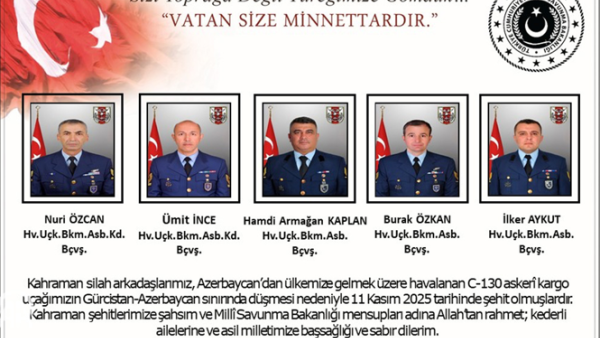 مقتل 20 عسكرياً تركياً في تحطم طائرة شحن