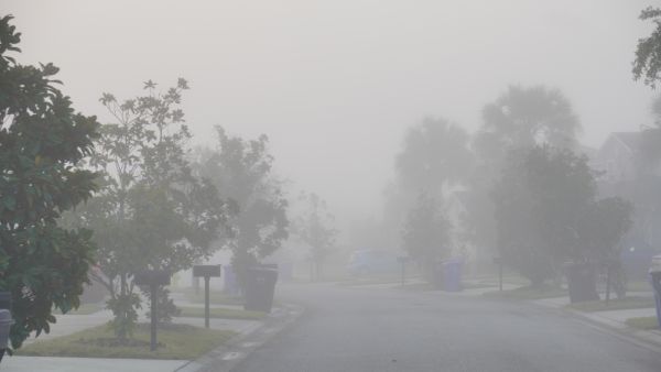 ماذا يقال عند رؤية الضباب؟