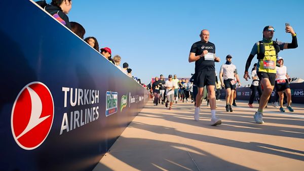 الخطوط الجوية التركية تشارك في ماراثون مراكز بالأهرامات، الحدث الرياضي الأبرز في مصر