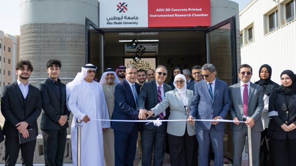 Abu Dhabi University inaugurates research-driven 3D concrete printed research chamber